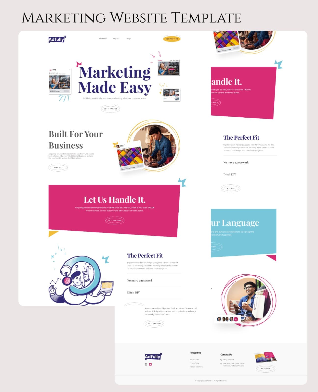 Creative Marketing Website Design