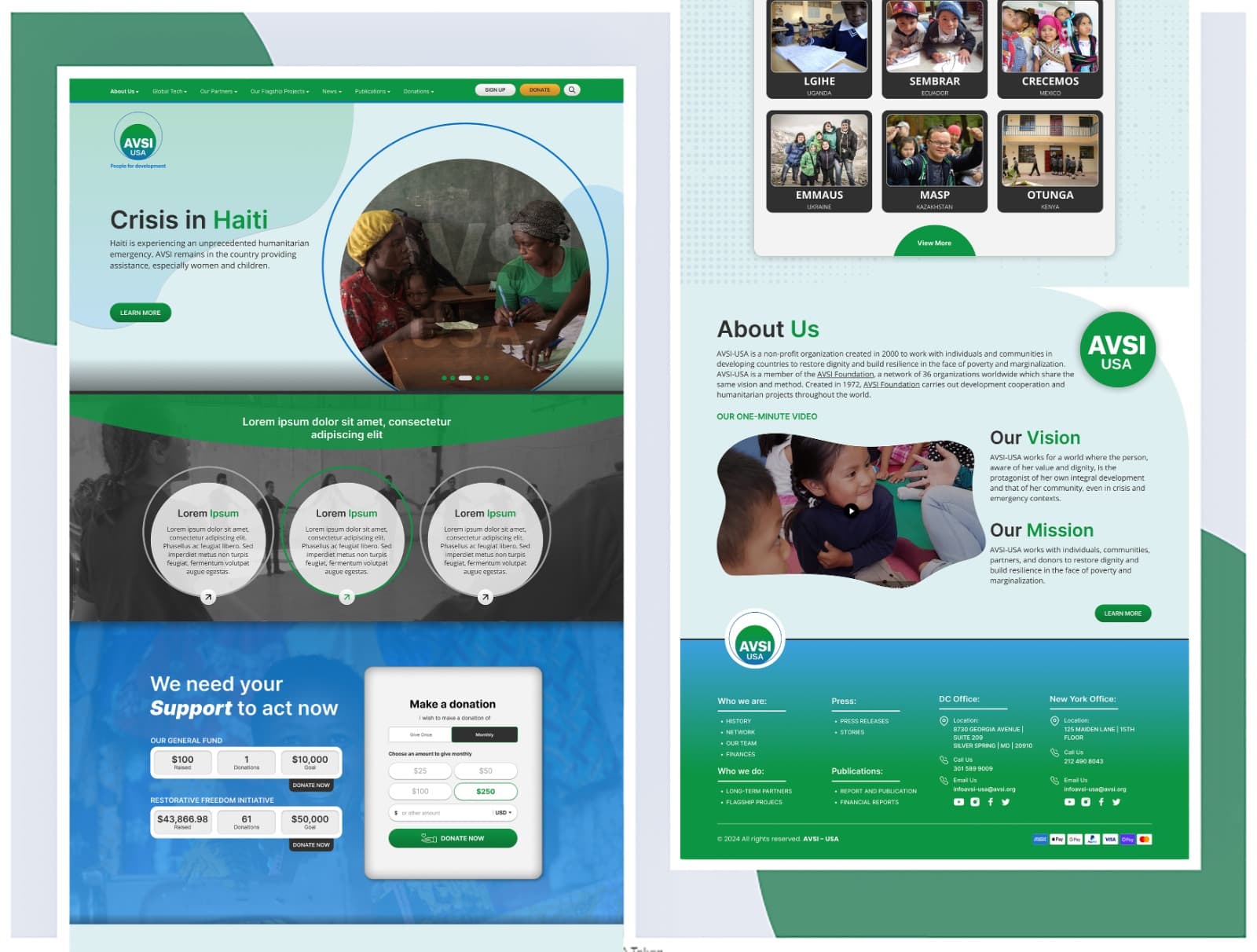 Non Profit WordPress Website